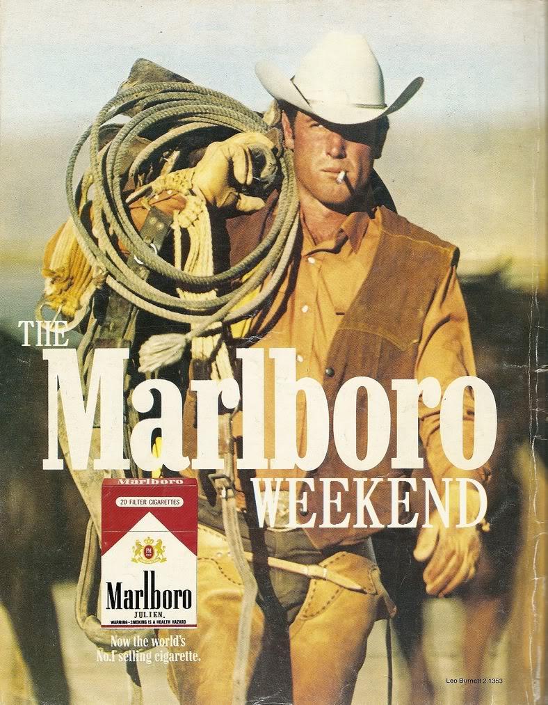 Marlboro man is an icon in advertising.