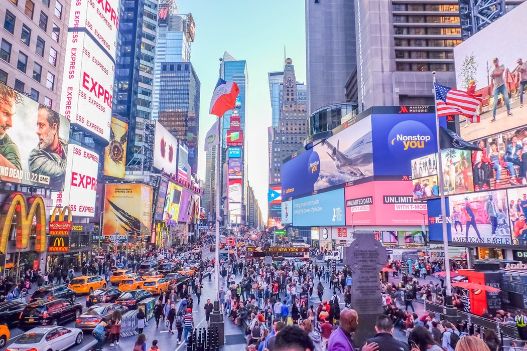 DOOH advertising in Times Square NYC