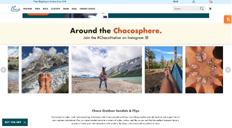 A UGC campaign by Chaco called Chacosphere