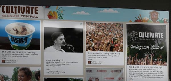 Chipotle Website cultivate festival user generated content social wall