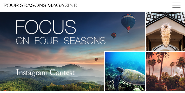 Four Seasons Hospitality Marketing Contest