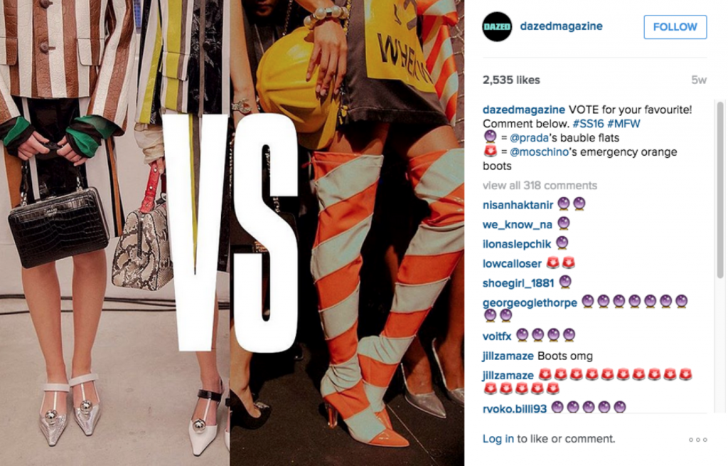 Fashionistas Instagram Report