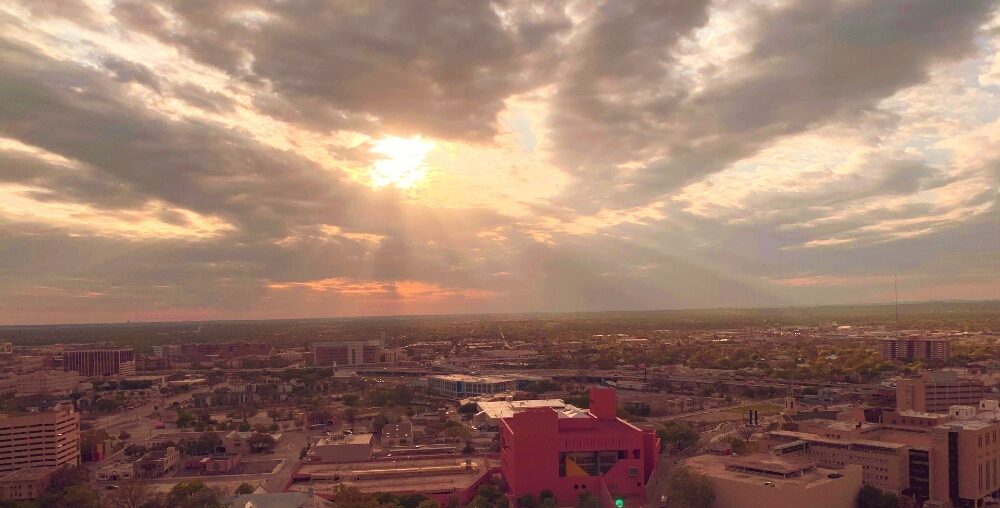 Sunset over Downtown San Antonio - Year in Review for TINT