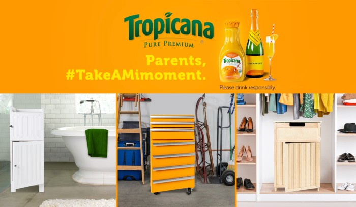 Tropicana #takeamimoment ad