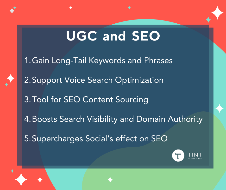 UGC and SEO Infographic
