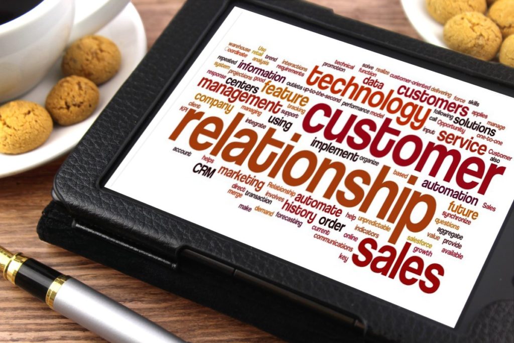 Creative Commons Tablet Word Cloud Customer Relationship Image