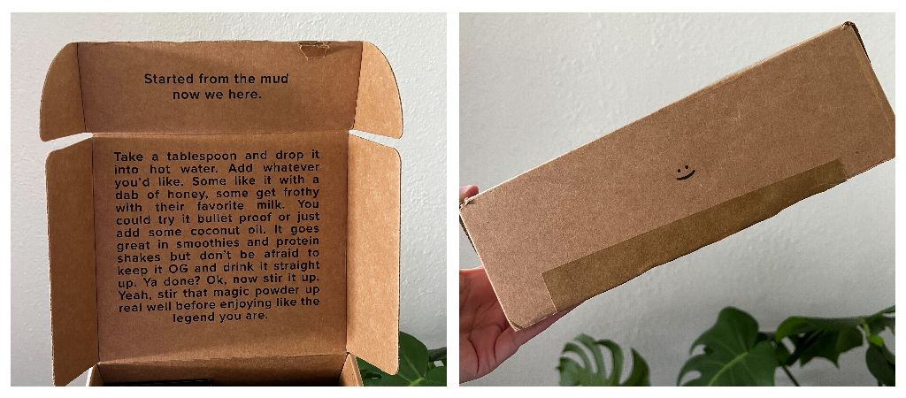 MUD\WTR packaging 