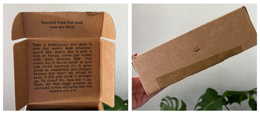 MUD\WTR packaging