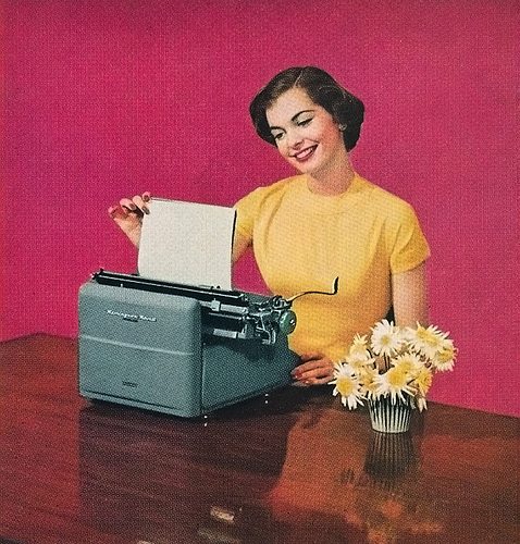 secretary-typing