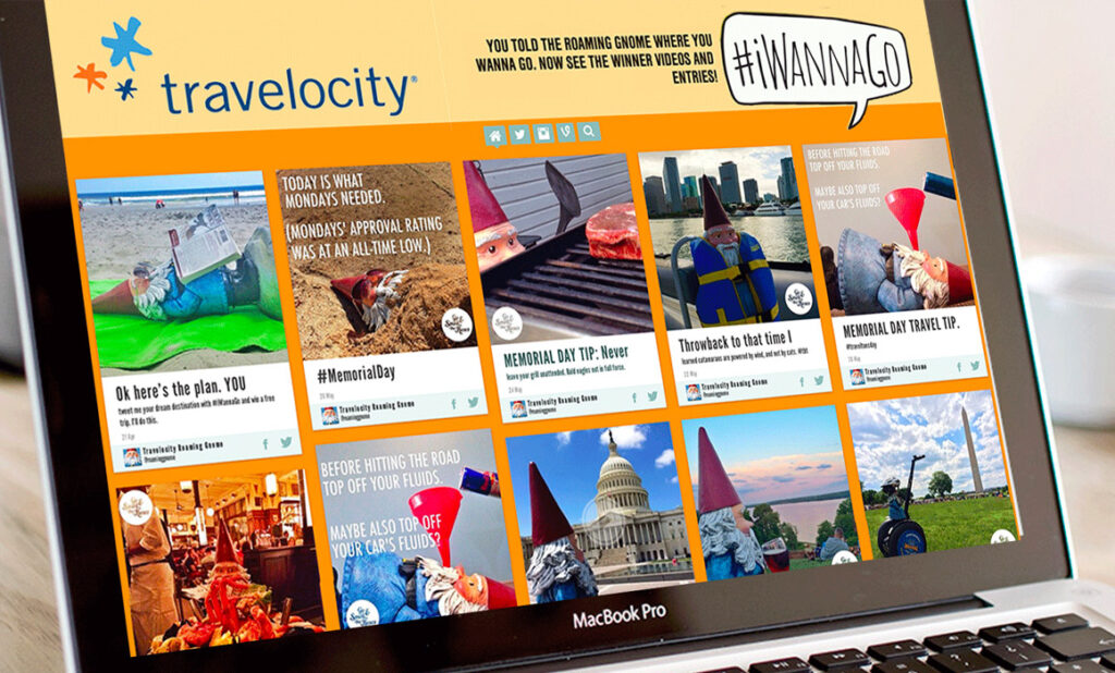 Travelocity ingesting UGC on a microsite by TINT