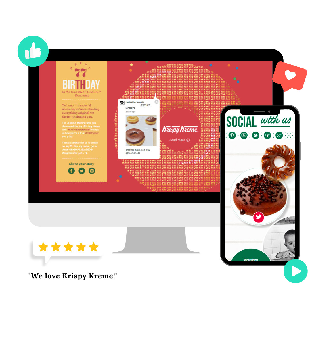 Krispy Kreme UGC campaign